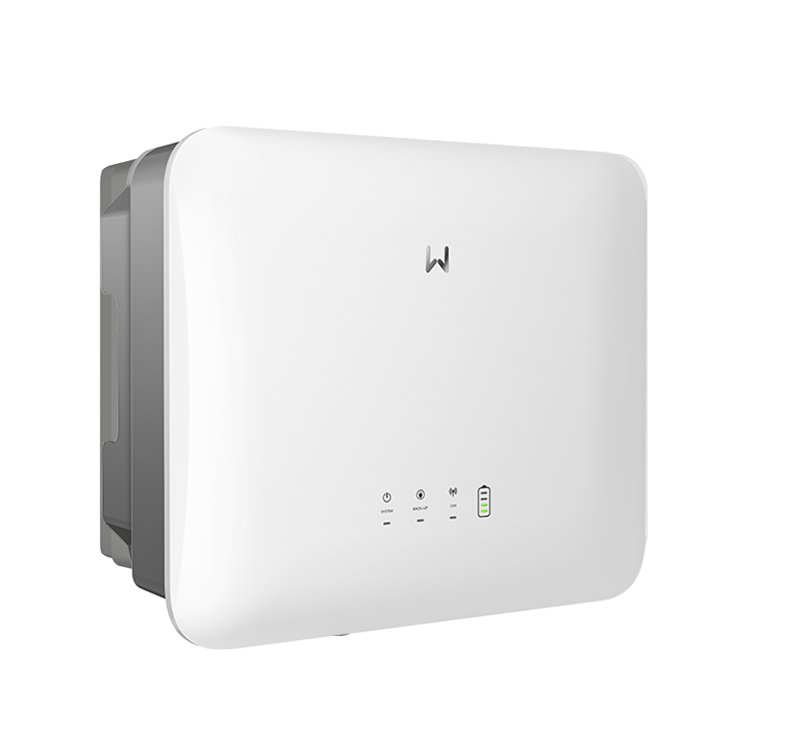 Inverter monofase ibrido bidirezionale con battery manager 3kW, 1 MPPT, IP65, 2 x RS485, sezionatore DC, WiFi+Lan per monitoraggio da remoto, energy meter monofase, cavi collegamento comunicazione con energy meter e batterie. Funzione immissione zero potenza in rete. Funzione di Back-up integrata. 10 anni di garanzia Compatibile con batterie LV 48V. - GW3000-ES-20